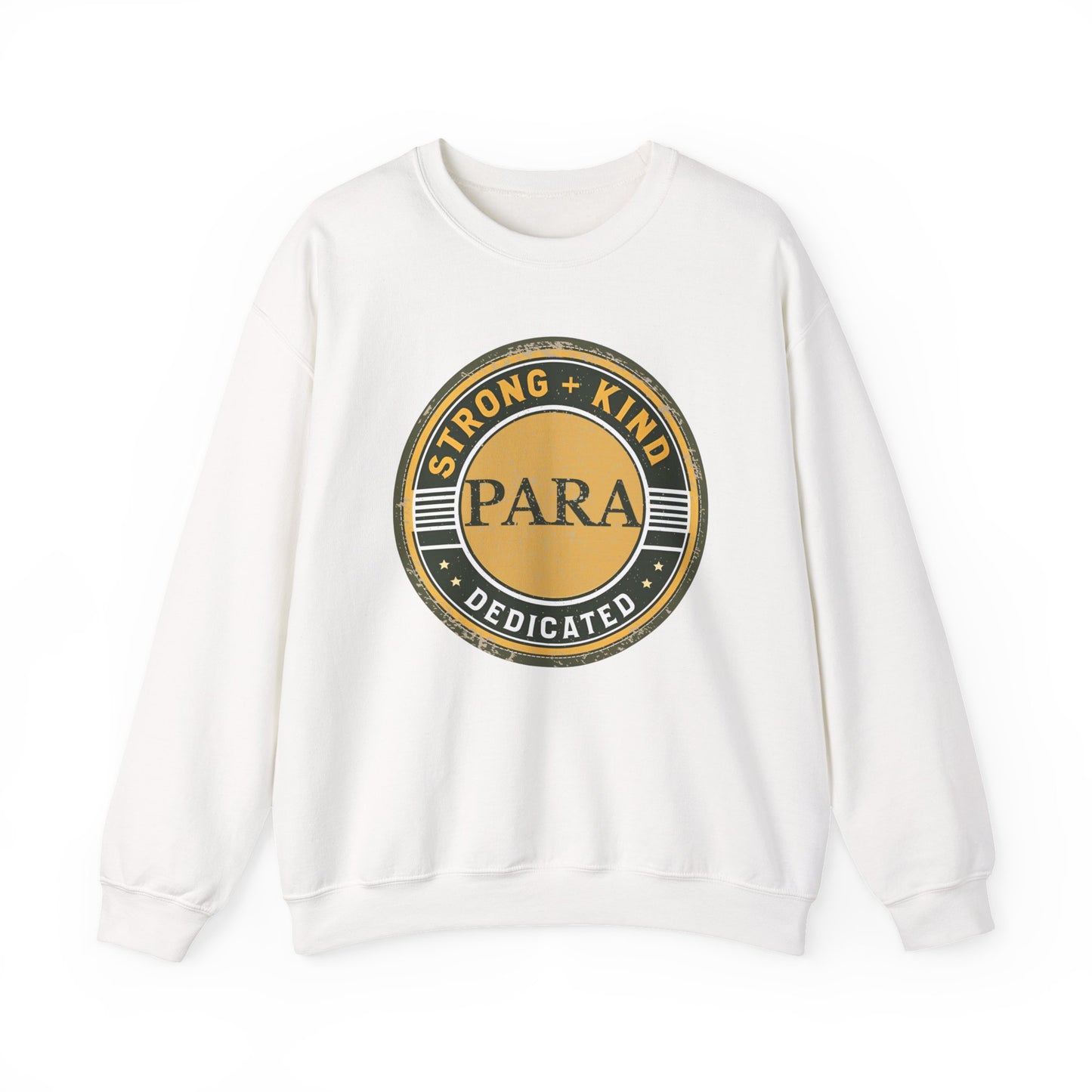 Boho Para Educator Sweatshirt – Strong + Kind Minimalist Paraprofessional Crewneck, Teacher Gift