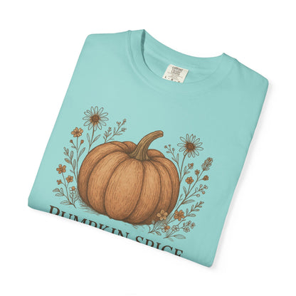 Copy of Boho Fall Pumpkin Graphic Tee – Speak Your Truth This Season Shirt – Autumn Comfort Colors 1717 Tee
