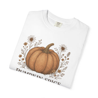 Copy of Boho Fall Pumpkin Graphic Tee – Speak Your Truth This Season Shirt – Autumn Comfort Colors 1717 Tee