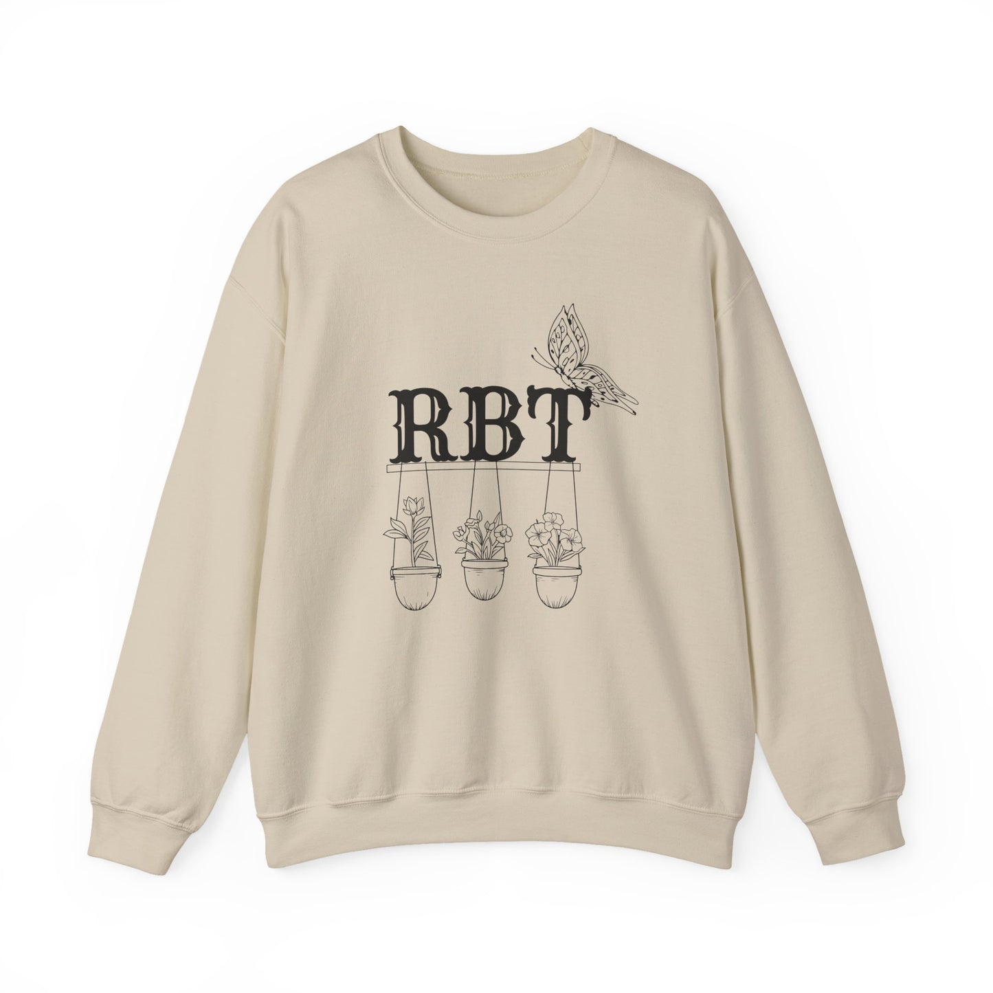 Boho Minimalist RBT Sweatshirt – Registered Behavior Technician Pride Crewneck, ABA Therapist Gift