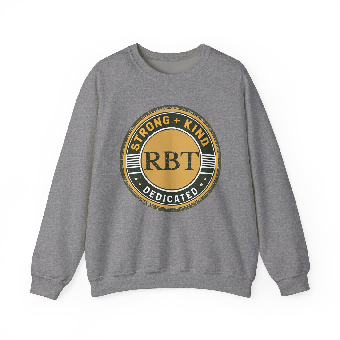 Boho Minimalist RBT Sweatshirt – Strong + Kind Registered Behavior Technician Crewneck, ABA Therapy Gift