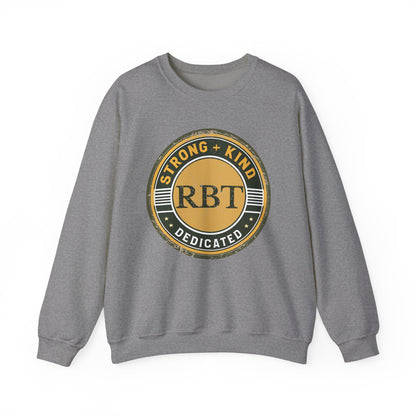 Boho Minimalist RBT Sweatshirt – Strong + Kind Registered Behavior Technician Crewneck, ABA Therapy Gift