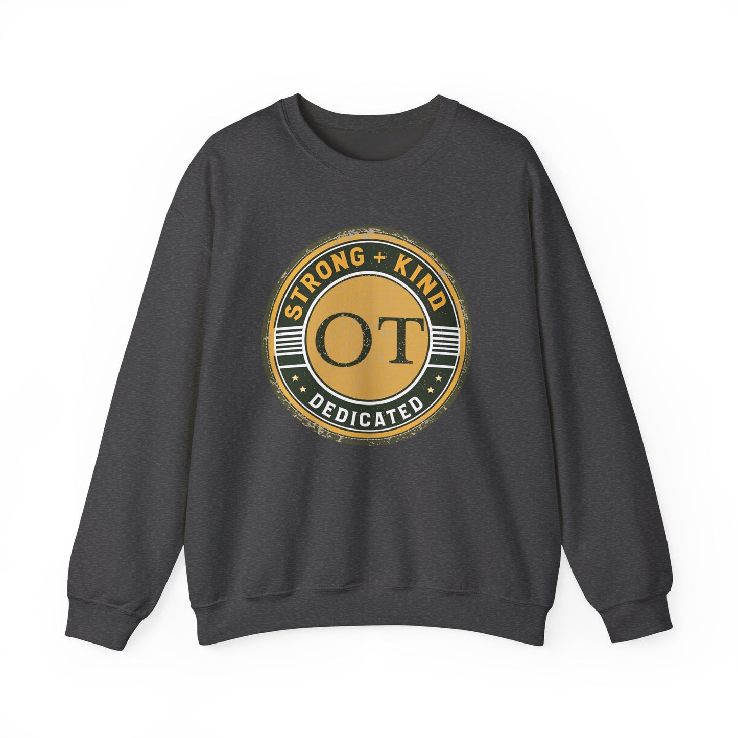 Boho OT Sweatshirt – Strong + Kind Minimalist Occupational Therapist Crewneck, Therapy Gift