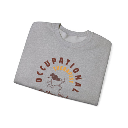 Boho Coffee Club OT Sweatshirt – Minimalist Occupational Therapist Crewneck, Funny Therapy Gift