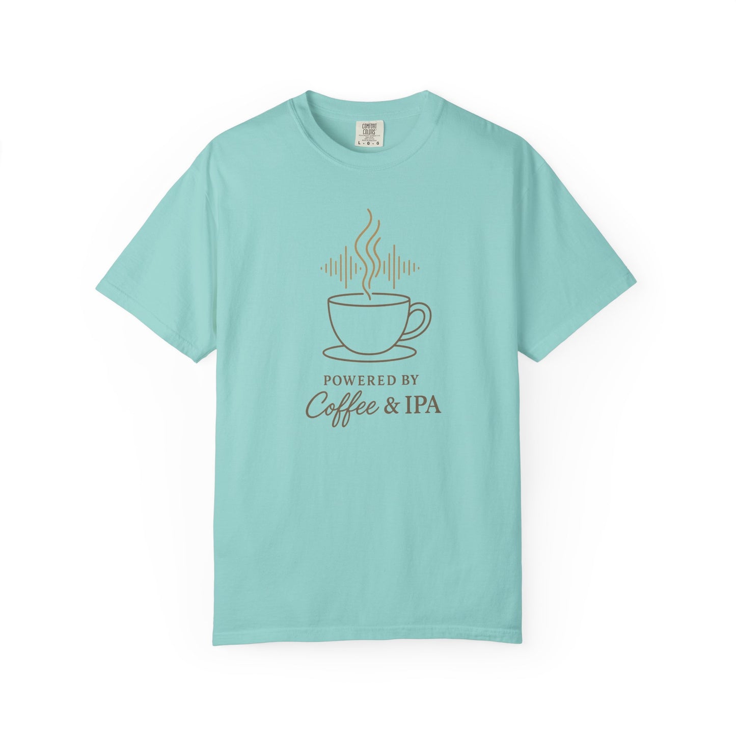 Powered by Coffee & IEPs Shirt – Teacher SLP Special Education Tee – Comfort Colors 1717 Boho Tee