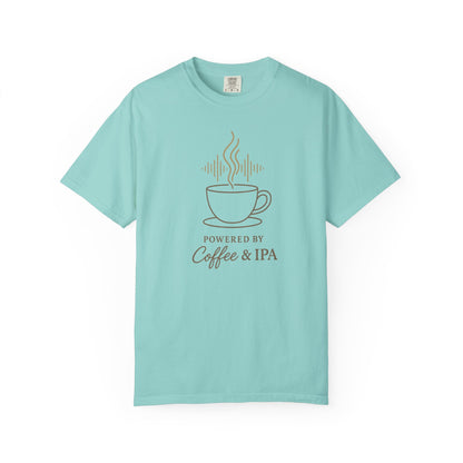 Powered by Coffee & IEPs Shirt – Teacher SLP Special Education Tee – Comfort Colors 1717 Boho Tee