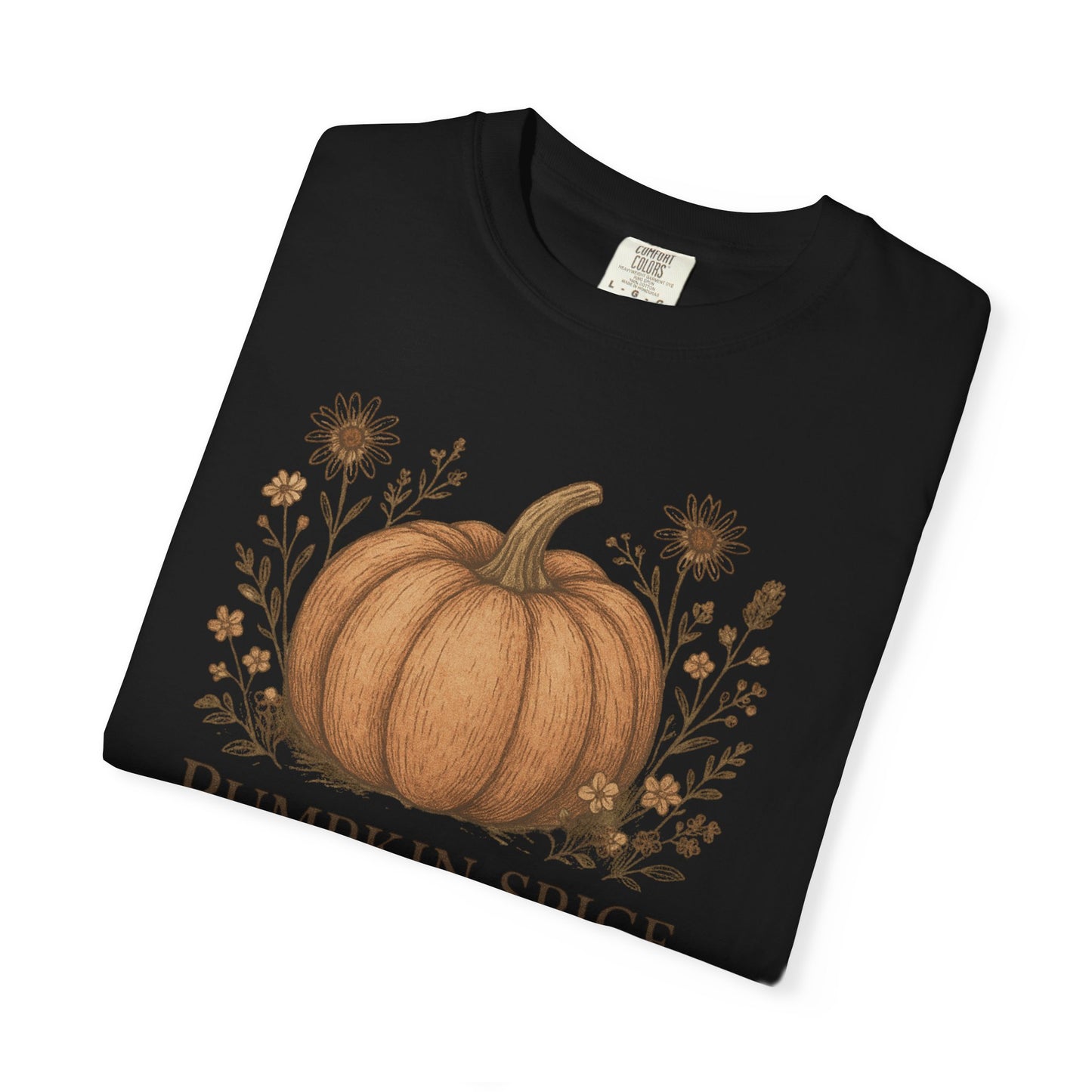 Copy of Boho Fall Pumpkin Graphic Tee – Speak Your Truth This Season Shirt – Autumn Comfort Colors 1717 Tee