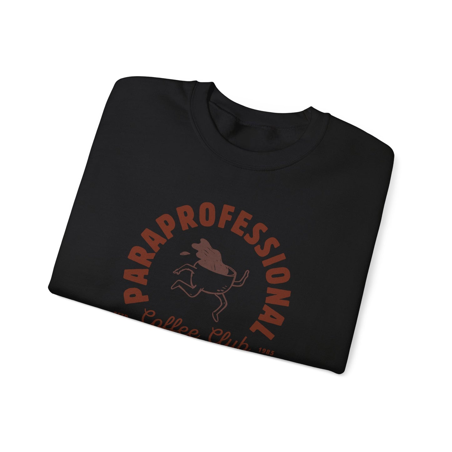 Boho Coffee Club Para Educator Sweatshirt – Minimalist Paraprofessional Crewneck, Teacher Gift