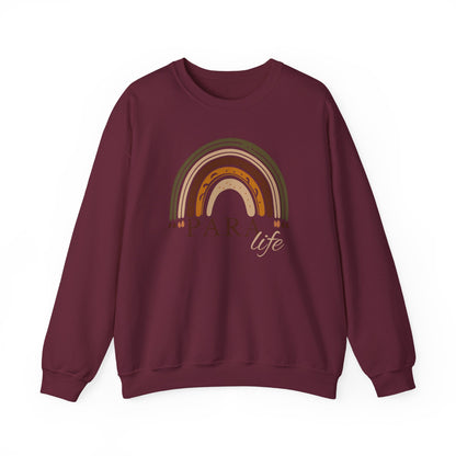 Boho Rainbow Para Educator Sweatshirt – Minimalist Paraprofessional Crewneck, Teacher Appreciation Gift