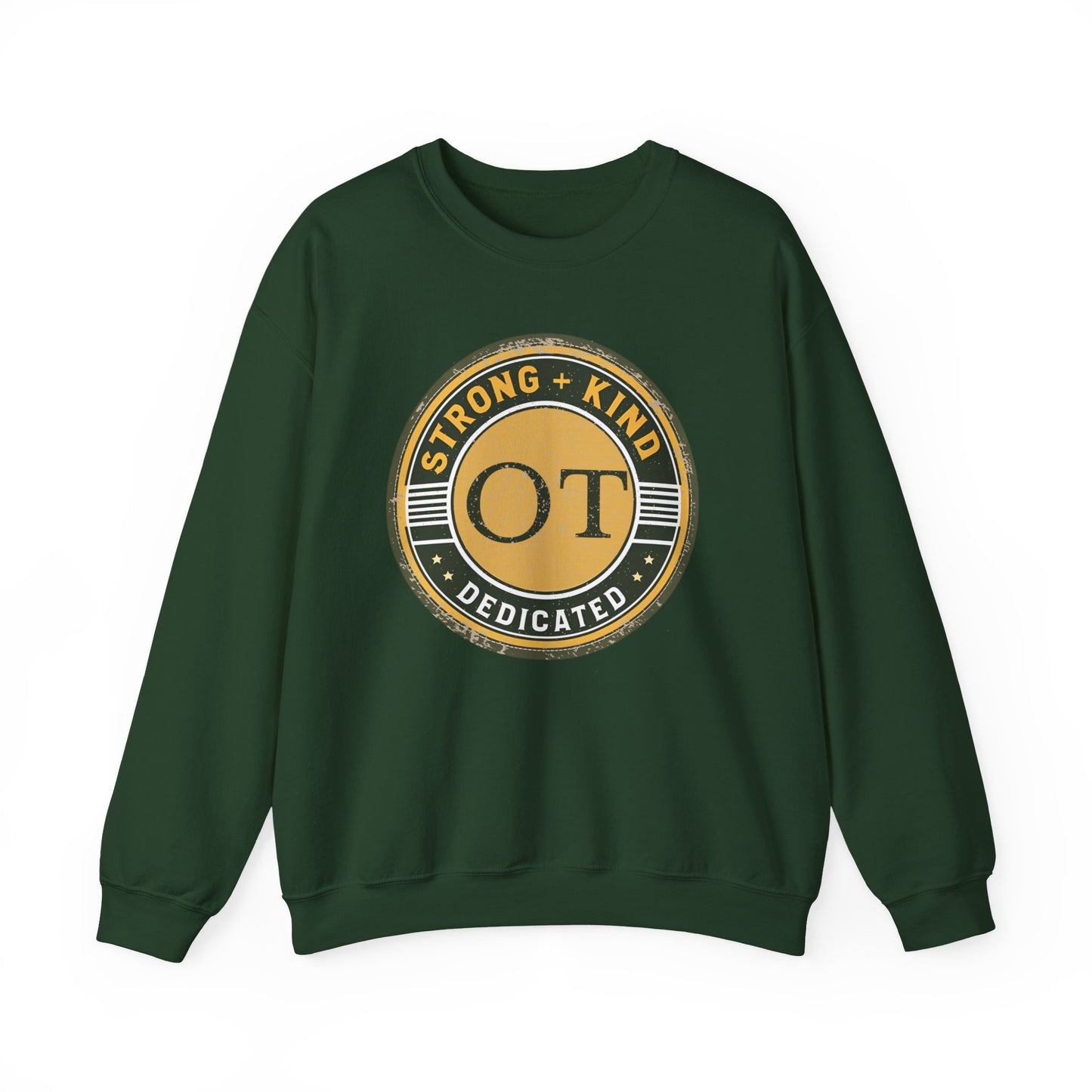 Boho OT Sweatshirt – Strong + Kind Minimalist Occupational Therapist Crewneck, Therapy Gift