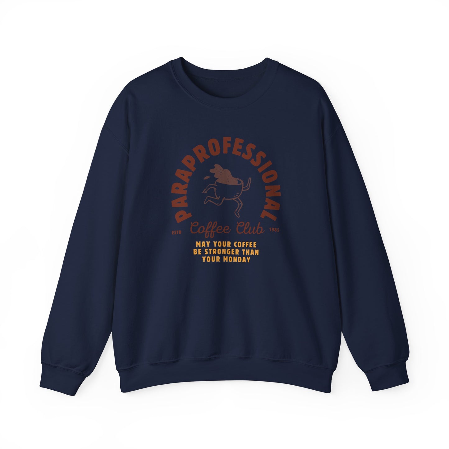 Boho Coffee Club Para Educator Sweatshirt – Minimalist Paraprofessional Crewneck, Teacher Gift