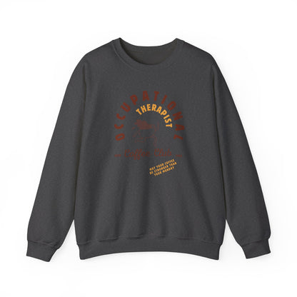 Boho Coffee Club OT Sweatshirt – Minimalist Occupational Therapist Crewneck, Funny Therapy Gift