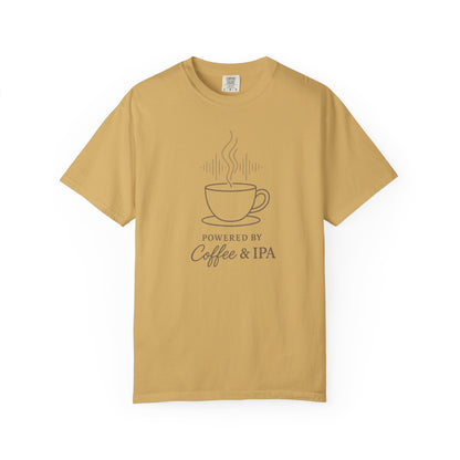 Powered by Coffee & IEPs Shirt – Teacher SLP Special Education Tee – Comfort Colors 1717 Boho Tee