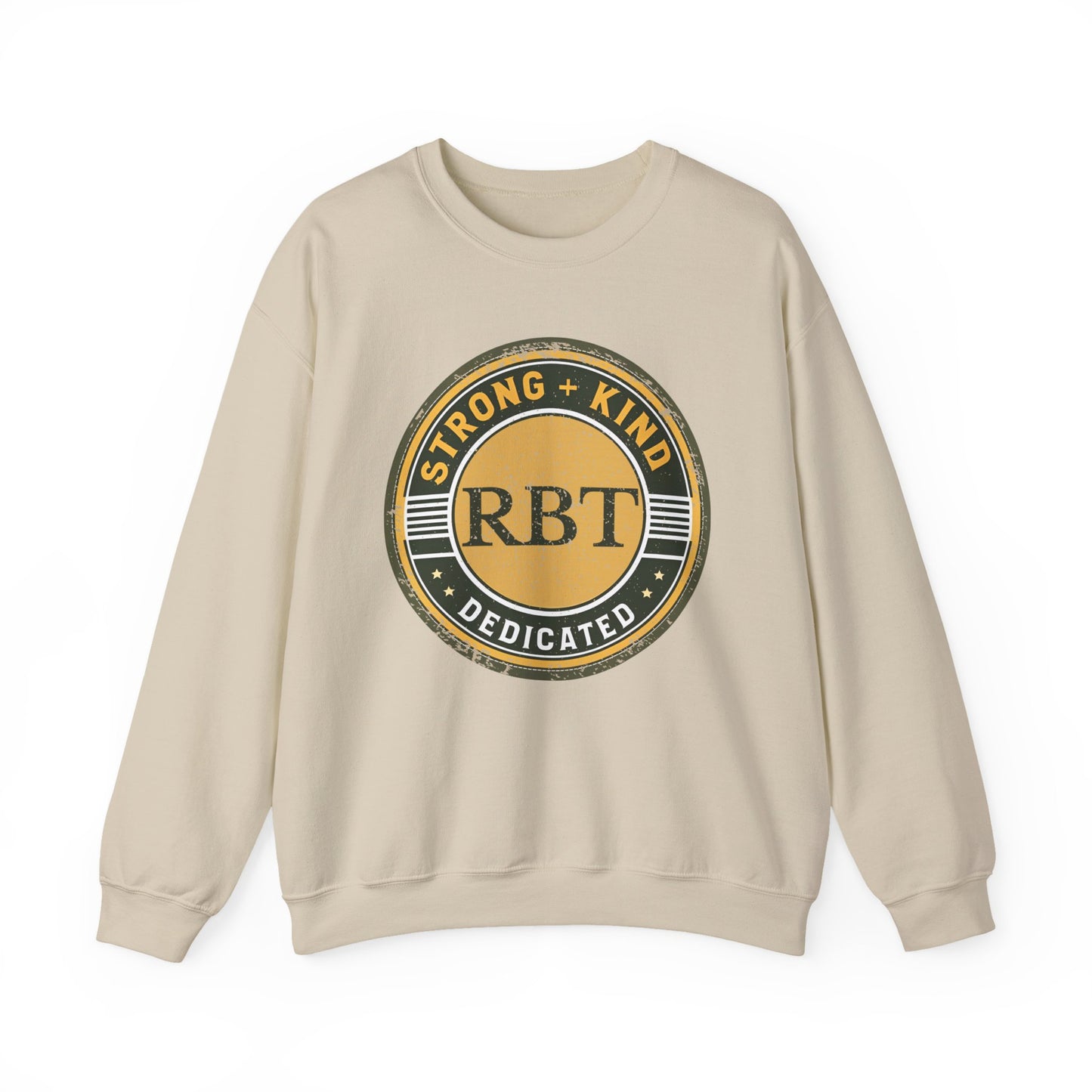 Boho Minimalist RBT Sweatshirt – Strong + Kind Registered Behavior Technician Crewneck, ABA Therapy Gift
