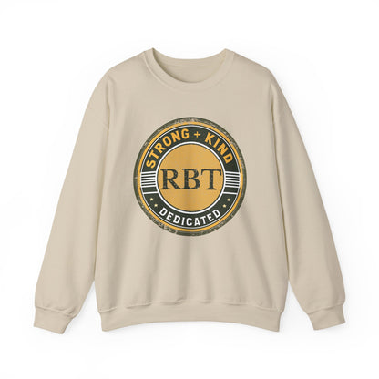 Boho Minimalist RBT Sweatshirt – Strong + Kind Registered Behavior Technician Crewneck, ABA Therapy Gift