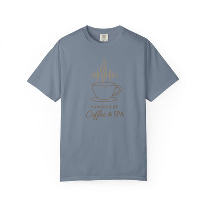 Powered by Coffee & IEPs Shirt – Teacher SLP Special Education Tee – Comfort Colors 1717 Boho Tee
