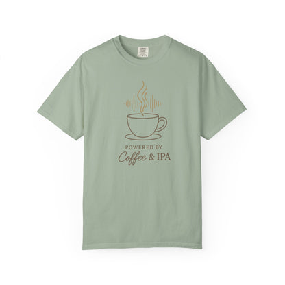 Powered by Coffee & IEPs Shirt – Teacher SLP Special Education Tee – Comfort Colors 1717 Boho Tee