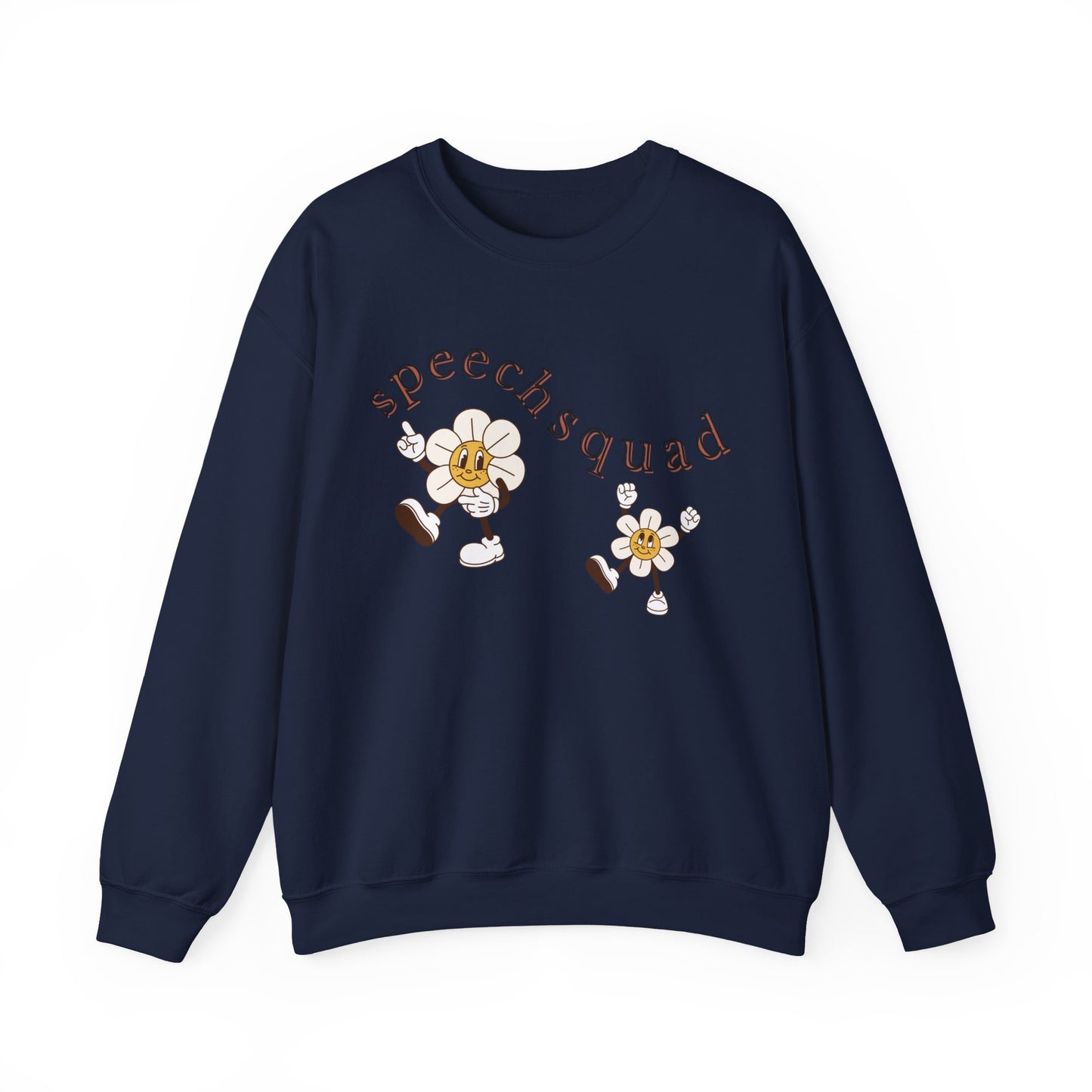 Speech Squad SLP Sweatshirt – Boho Minimalist Speech Language Pathologist Crewneck, Therapist Gift
