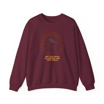 Boho Coffee Club Para Educator Sweatshirt – Minimalist Paraprofessional Crewneck, Teacher Gift
