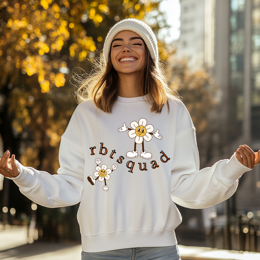 Boho RBT Sweatshirt – Minimalist Registered Behavior Technician Crewneck, ABA Therapy Gift