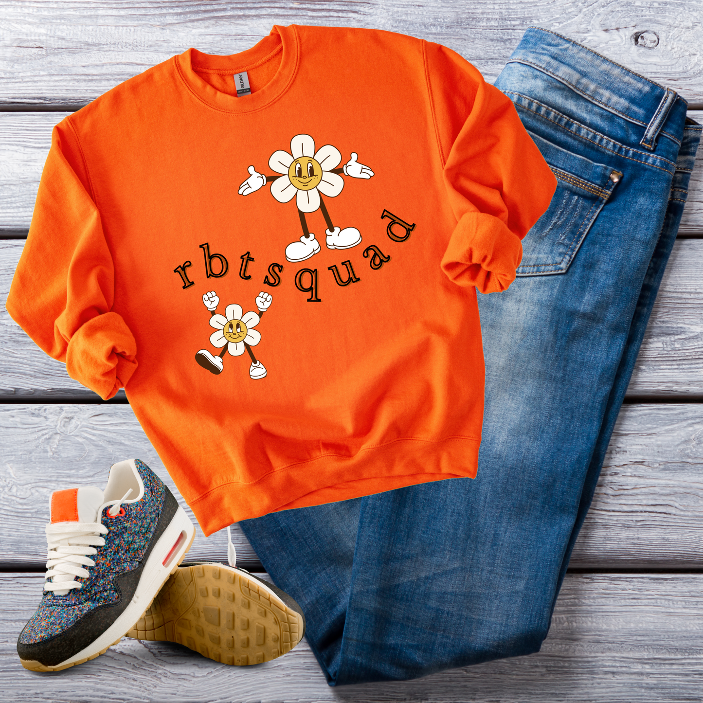 Boho RBT Sweatshirt – Minimalist Registered Behavior Technician Crewneck, ABA Therapy Gift