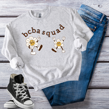 BCBA Sweatshirt – Boho Minimalist Behavior Analyst Crewneck, Therapist Gift
