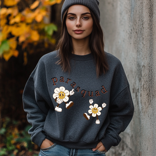Boho Para Educator Sweatshirt – Minimalist Paraprofessional Crewneck, Teacher Gift