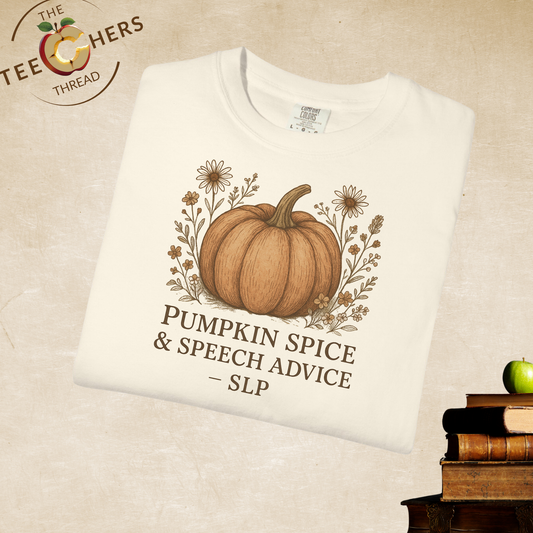 Copy of Boho Fall Pumpkin Graphic Tee – Speak Your Truth This Season Shirt – Autumn Comfort Colors 1717 Tee