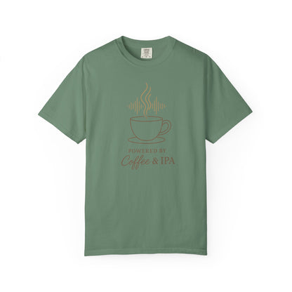 Powered by Coffee & IEPs Shirt – Teacher SLP Special Education Tee – Comfort Colors 1717 Boho Tee