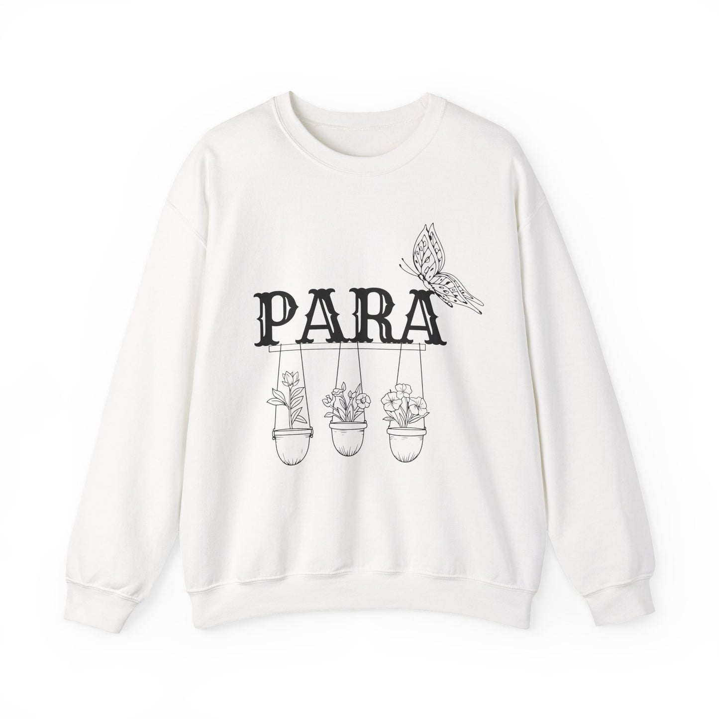 Boho Para Educator Sweatshirt – Minimalist Paraprofessional Crewneck, Teacher Pride Gift