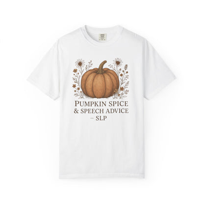 Copy of Boho Fall Pumpkin Graphic Tee – Speak Your Truth This Season Shirt – Autumn Comfort Colors 1717 Tee