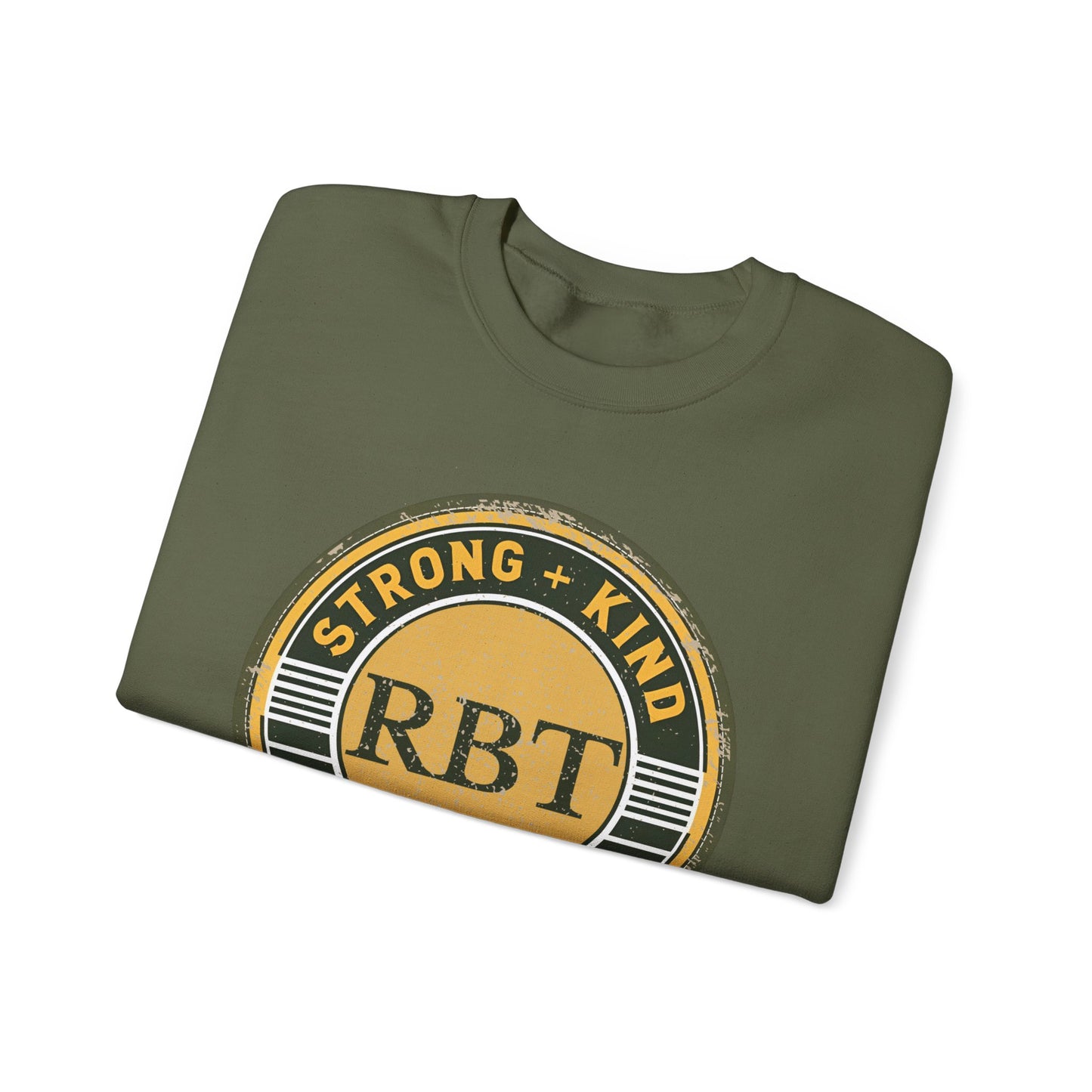 Boho Minimalist RBT Sweatshirt – Strong + Kind Registered Behavior Technician Crewneck, ABA Therapy Gift