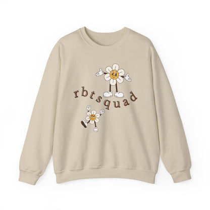 Boho RBT Sweatshirt – Minimalist Registered Behavior Technician Crewneck, ABA Therapy Gift