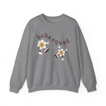 BCBA Sweatshirt – Boho Minimalist Behavior Analyst Crewneck, Therapist Gift