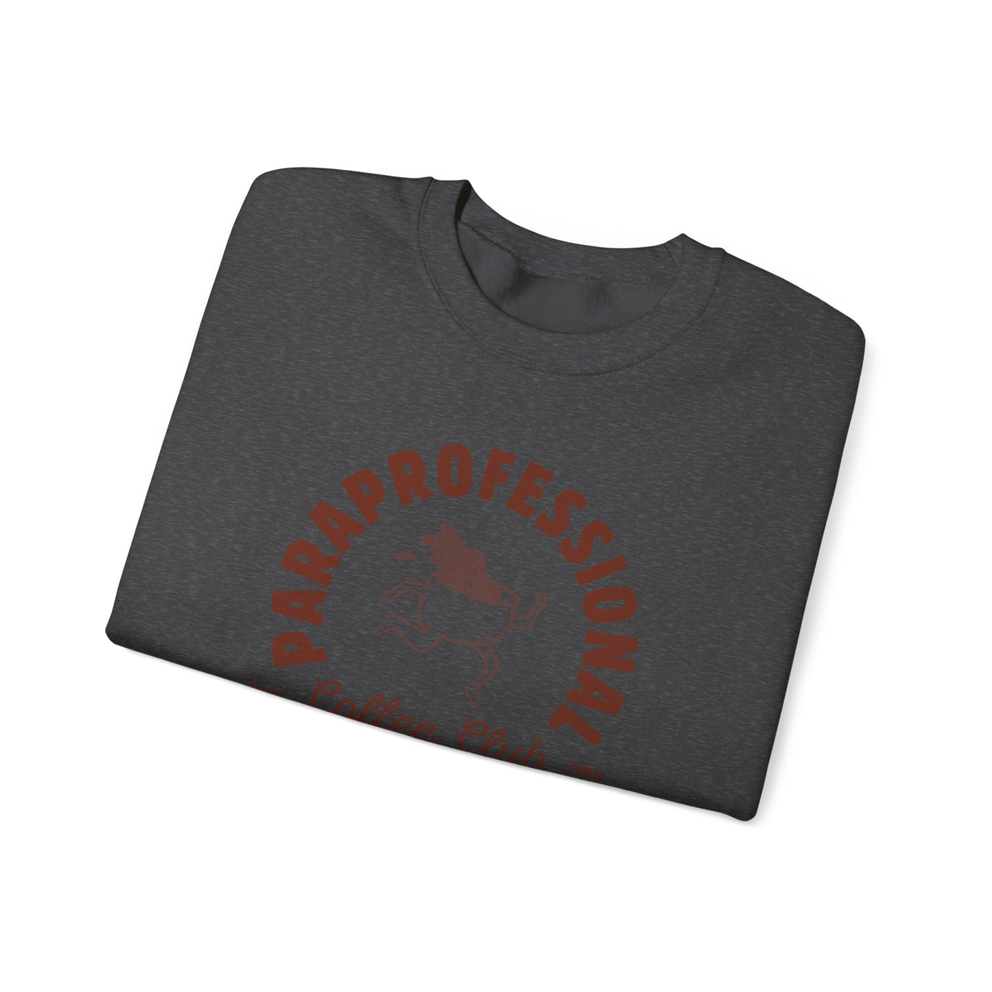 Boho Coffee Club Para Educator Sweatshirt – Minimalist Paraprofessional Crewneck, Teacher Gift