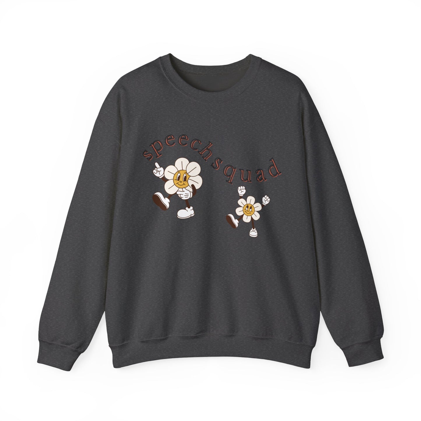 Speech Squad SLP Sweatshirt – Boho Minimalist Speech Language Pathologist Crewneck, Therapist Gift