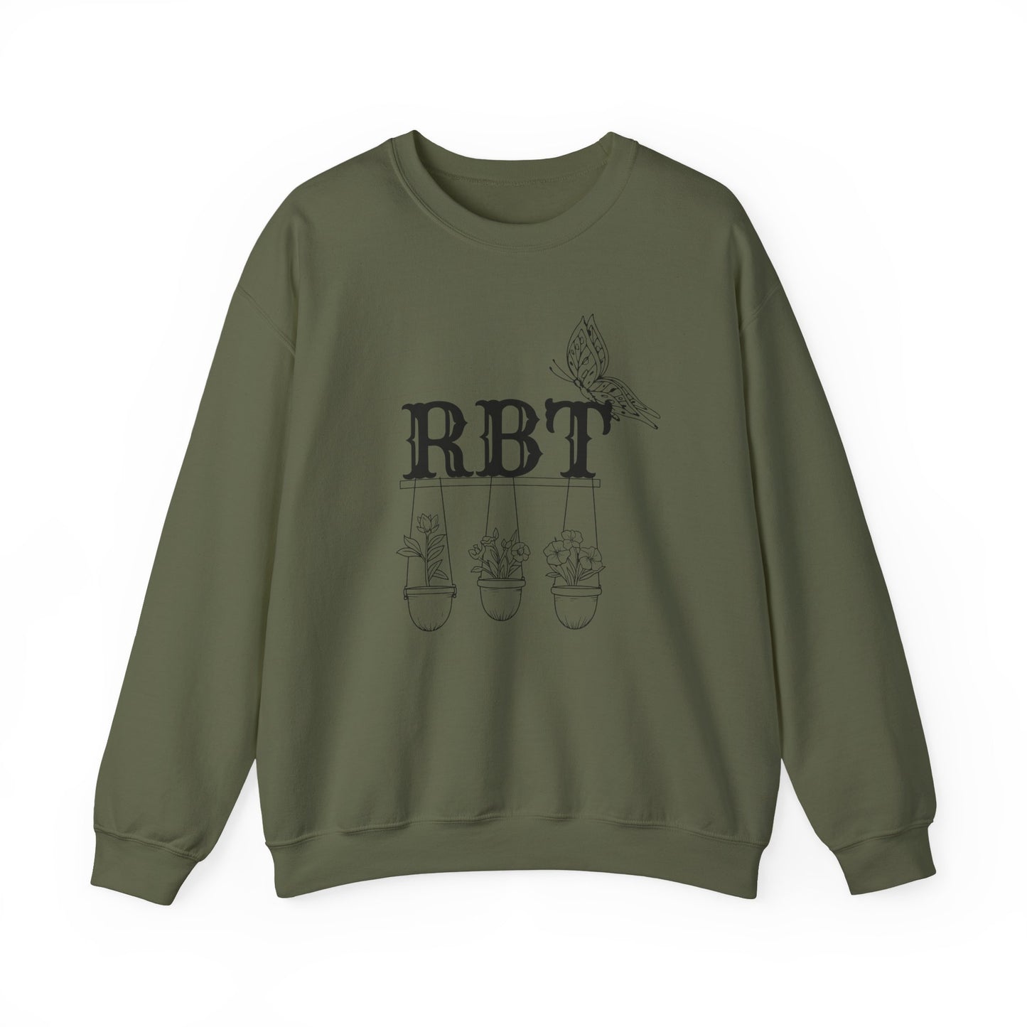 Boho Minimalist RBT Sweatshirt – Registered Behavior Technician Pride Crewneck, ABA Therapist Gift