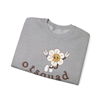 Squad OT Sweatshirt – Boho Minimalist Occupational Therapist Crewneck, Therapy Gift