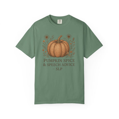 Copy of Boho Fall Pumpkin Graphic Tee – Speak Your Truth This Season Shirt – Autumn Comfort Colors 1717 Tee