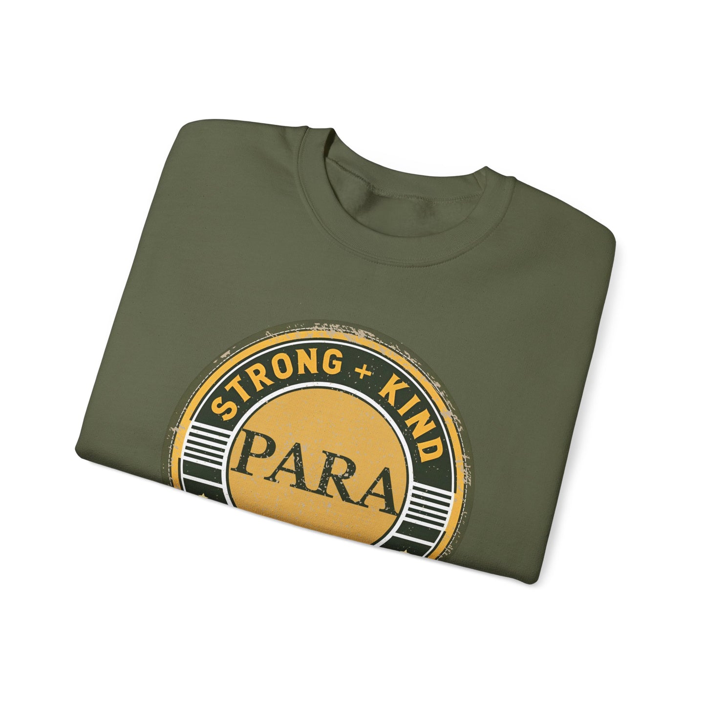 Boho Para Educator Sweatshirt – Strong + Kind Minimalist Paraprofessional Crewneck, Teacher Gift