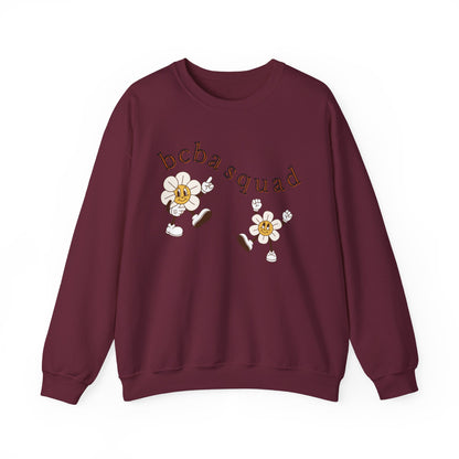 BCBA Sweatshirt – Boho Minimalist Behavior Analyst Crewneck, Therapist Gift