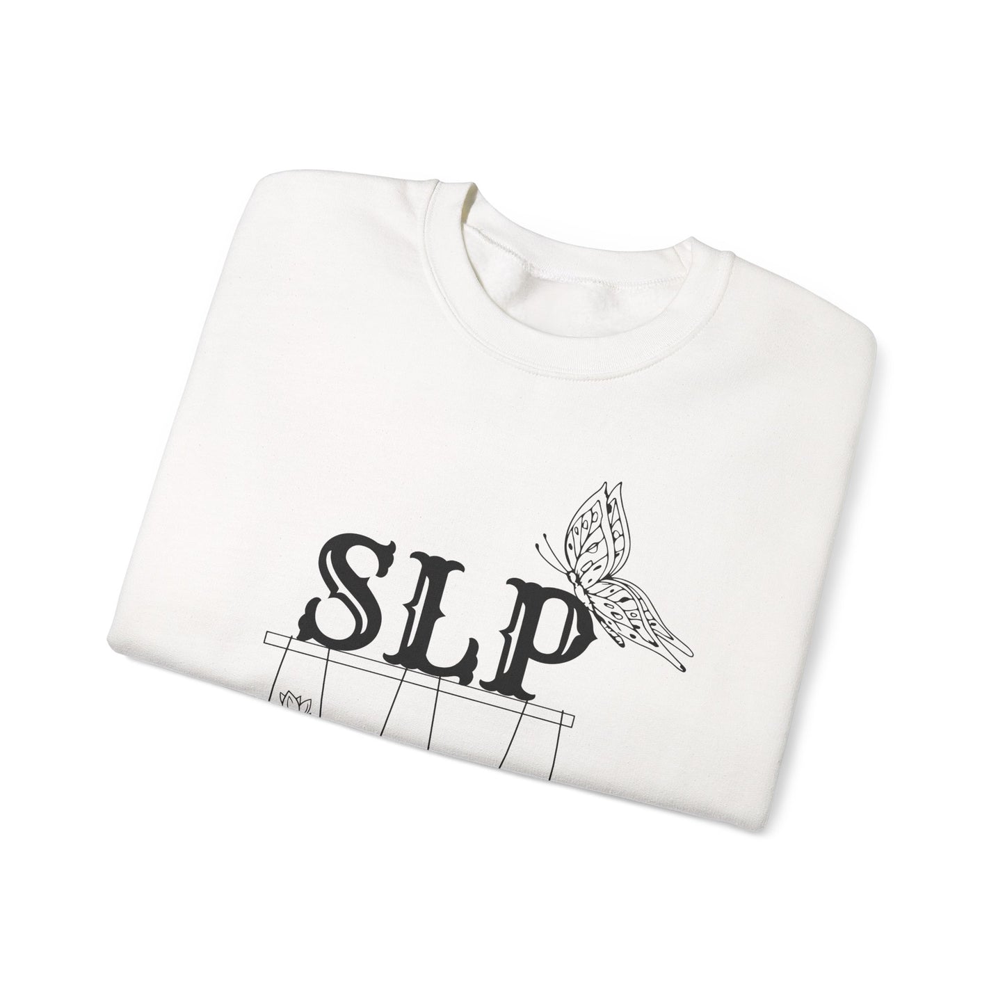 Minimalist SLP Sweatshirt – Boho Speech Language Pathologist Crewneck, Therapist Pride Gift