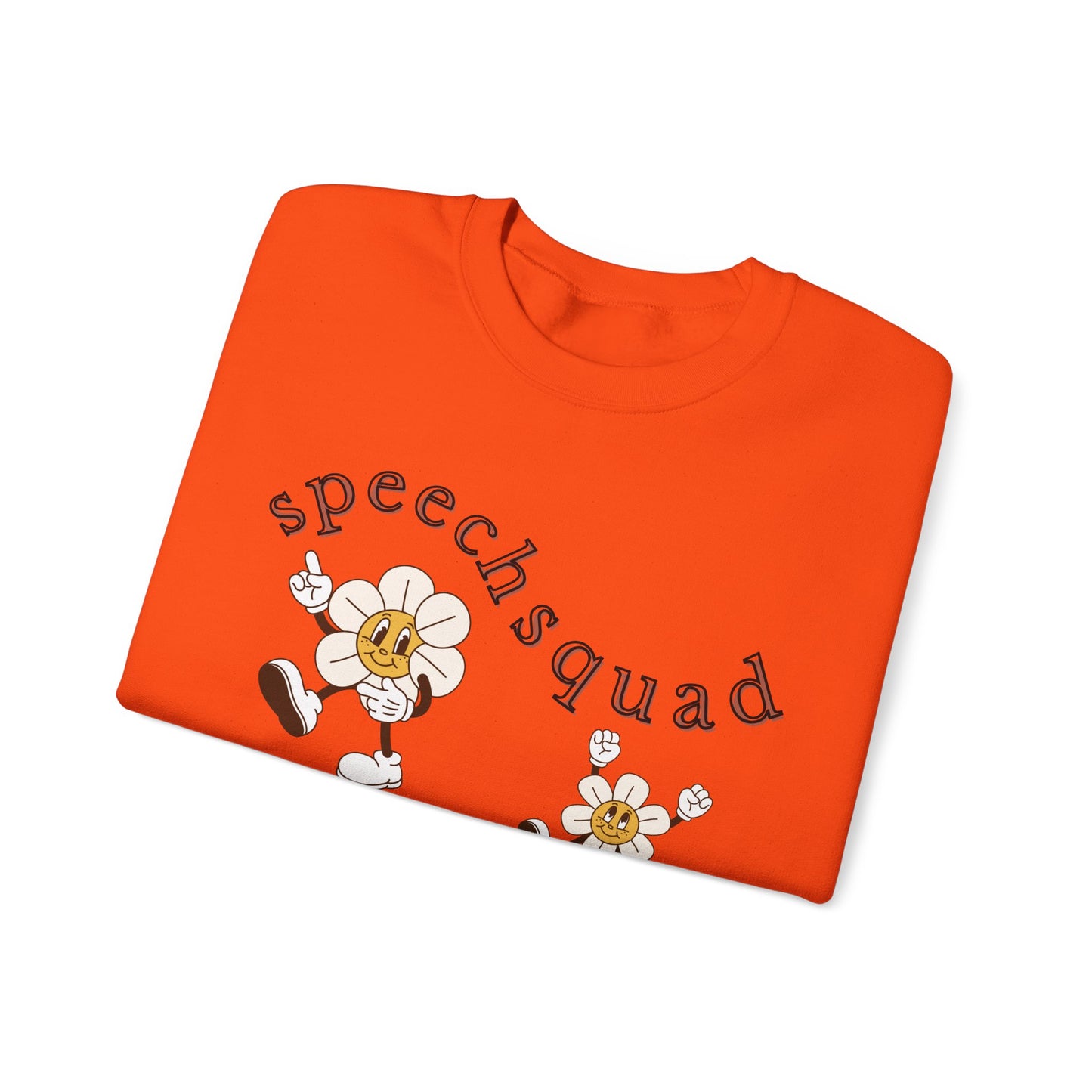 Speech Squad SLP Sweatshirt – Boho Minimalist Speech Language Pathologist Crewneck, Therapist Gift