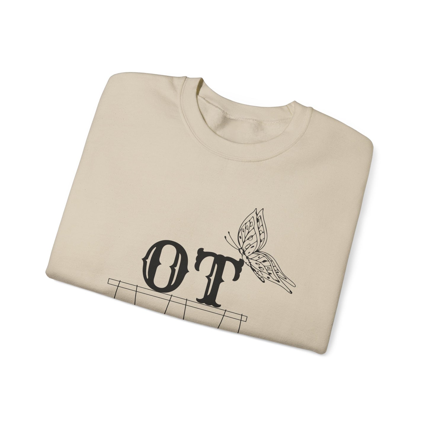 Boho OT Sweatshirt – Minimalist Occupational Therapist Crewneck, Therapy Pride Gift