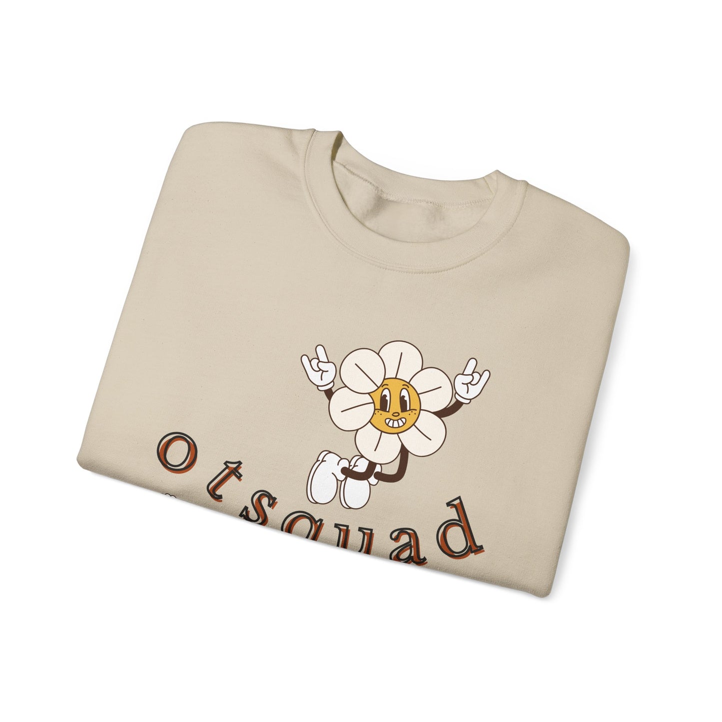 Squad OT Sweatshirt – Boho Minimalist Occupational Therapist Crewneck, Therapy Gift