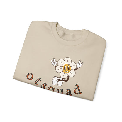 Squad OT Sweatshirt – Boho Minimalist Occupational Therapist Crewneck, Therapy Gift