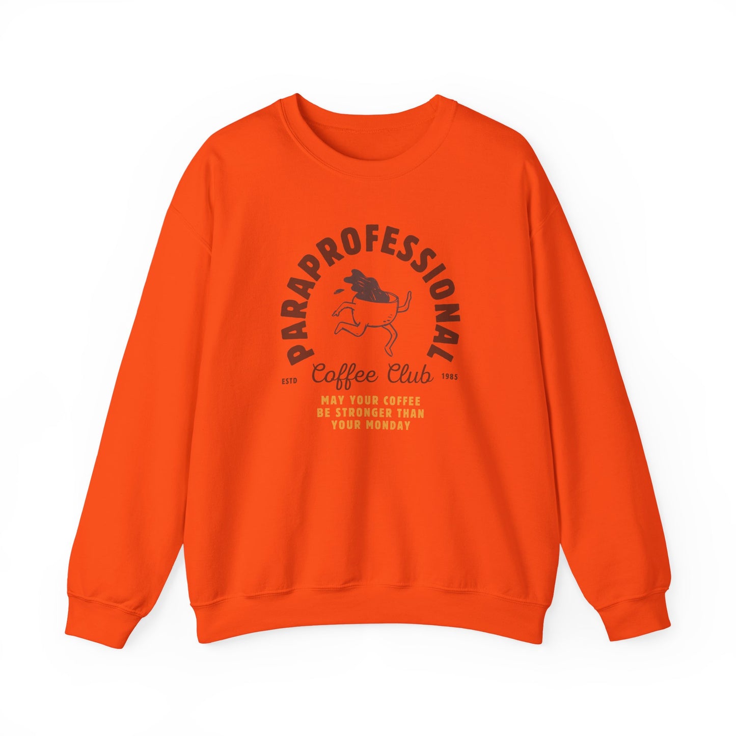 Boho Coffee Club Para Educator Sweatshirt – Minimalist Paraprofessional Crewneck, Teacher Gift
