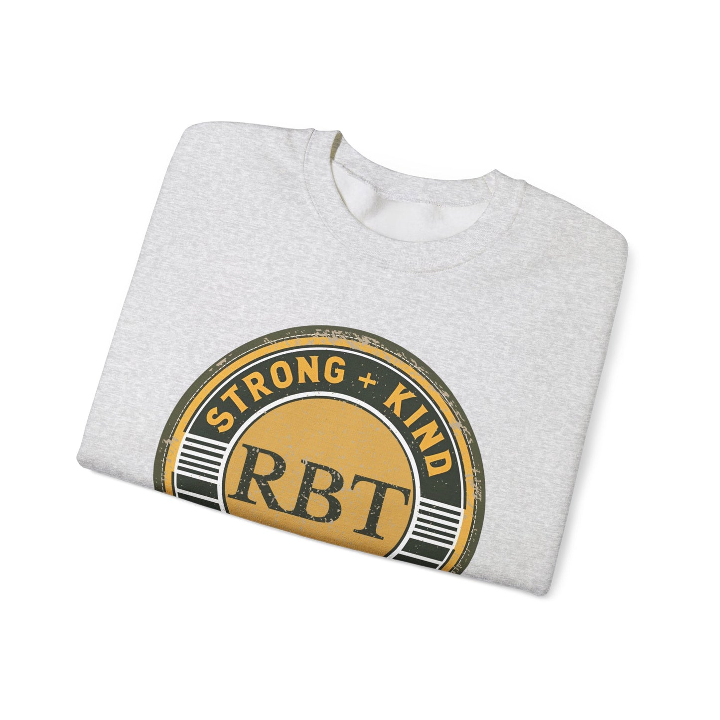 Boho Minimalist RBT Sweatshirt – Strong + Kind Registered Behavior Technician Crewneck, ABA Therapy Gift