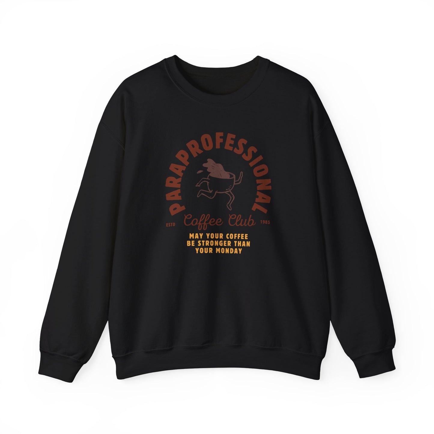 Boho Coffee Club Para Educator Sweatshirt – Minimalist Paraprofessional Crewneck, Teacher Gift