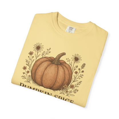 Copy of Boho Fall Pumpkin Graphic Tee – Speak Your Truth This Season Shirt – Autumn Comfort Colors 1717 Tee